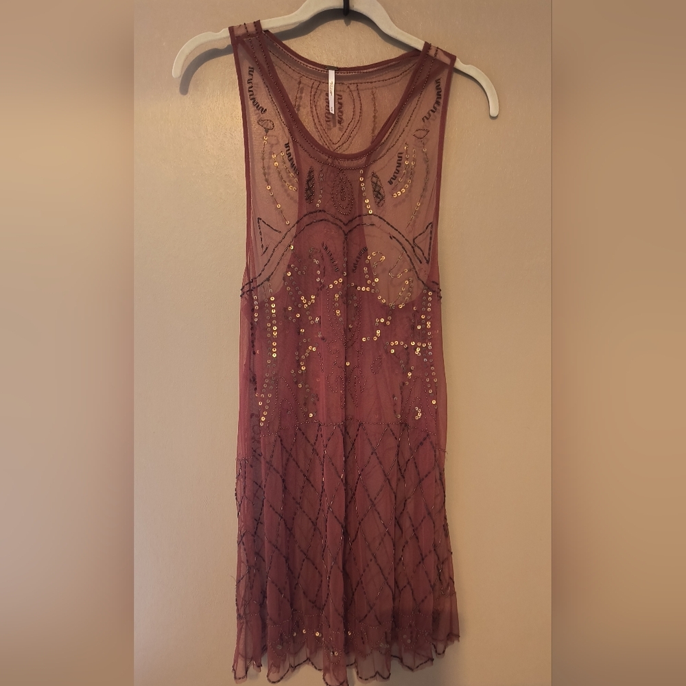 Free People Breaded Sequin Dress